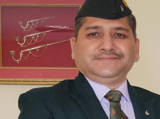 Uttarakhand / Nainital: Brigadier Ajay Singh negi received the President's Vishisht Seva Medal for the second time for his indomitable courage and valor,
