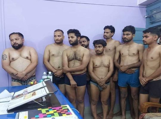 Naked would have been democracy, naked would have been the justice system! Two police officers suspended in Madhya Pradesh for nudging journalists! Is suspension enough? Fury among journalists across