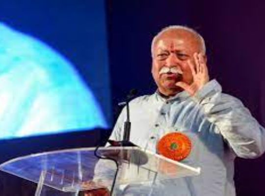 Mohan Bhagwat arrived to attend the education class camp, will participate in the camp for three days.