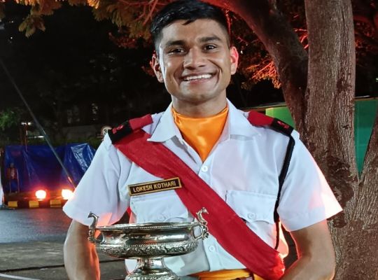 NCC cadet of DSB campus Nainital hoisted the flag, became security officer in GCS Reliance