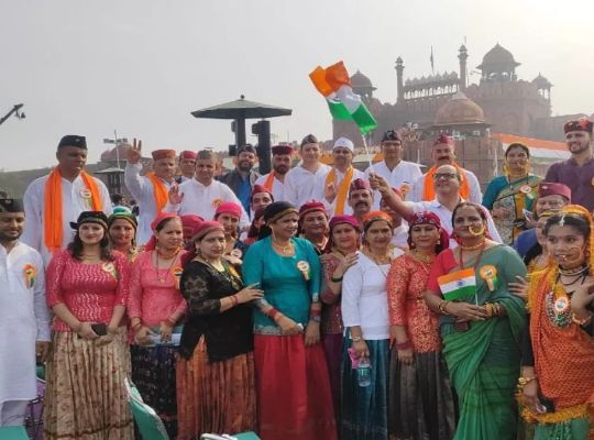 Glimpse of Uttarakhandi dress seen at Red Fort! Jaunsari dress attracted everyone's attention