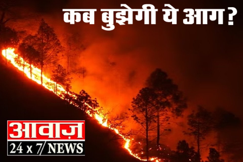  When will this fire be extinguished: Forest fire out of control in Uttarakhand! Smoke everywhere, the scene is very scary