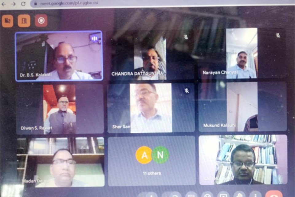 Nainital: First online meeting of the Old Students Conference of Kumaon University! Vice Chancellor asked for suggestions for the progress of the university