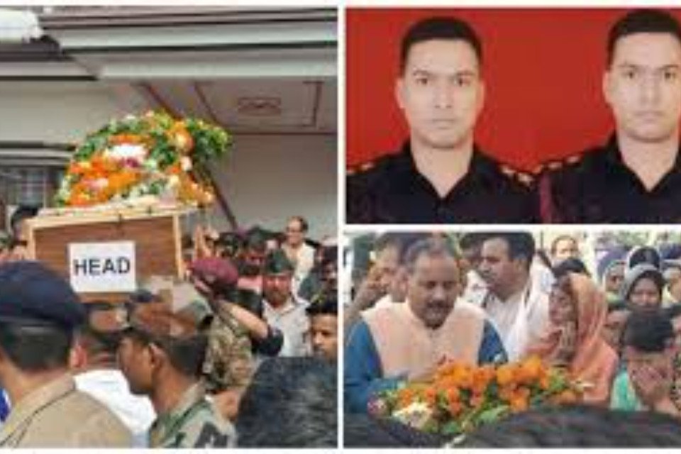 Martyr Major Pranay Negi was cremated with military honors in Haridwar! Eyes became moist after seeing the dead body