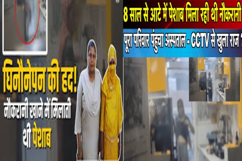 Maid's shameful act: She used to mix urine in food! 8 years later, CCTV revealed the secret, police arrested her