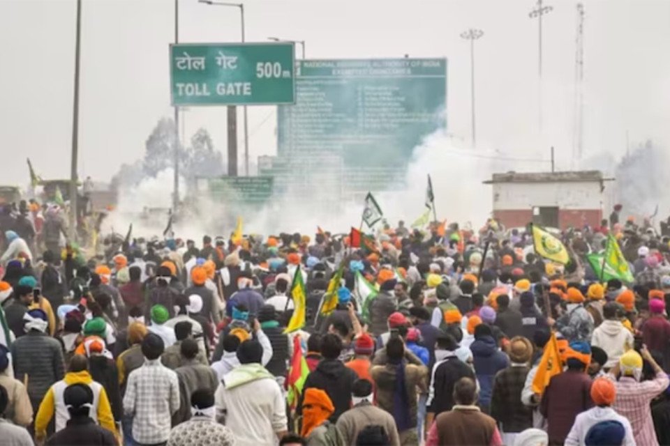  Big Breaking: Thousands of farmers took to the streets again! Heavy jam on Delhi-Noida border, preparations to march to Delhi