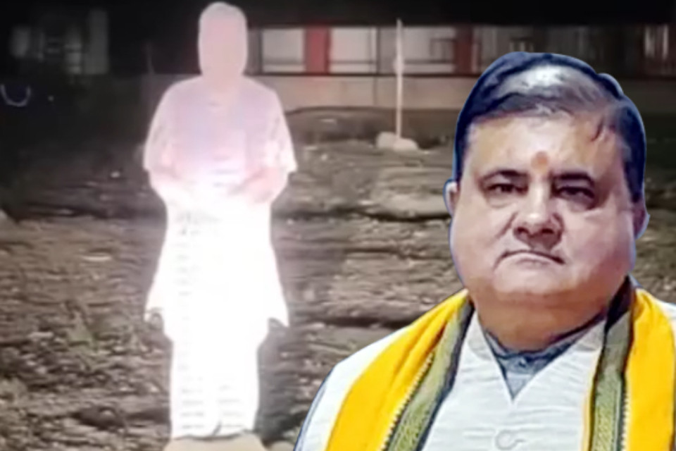 Uttarakhand: Video of BJP state president Mahendra Bhatt's effigy being bombed goes viral! Politics heats up, BJP decides to take action