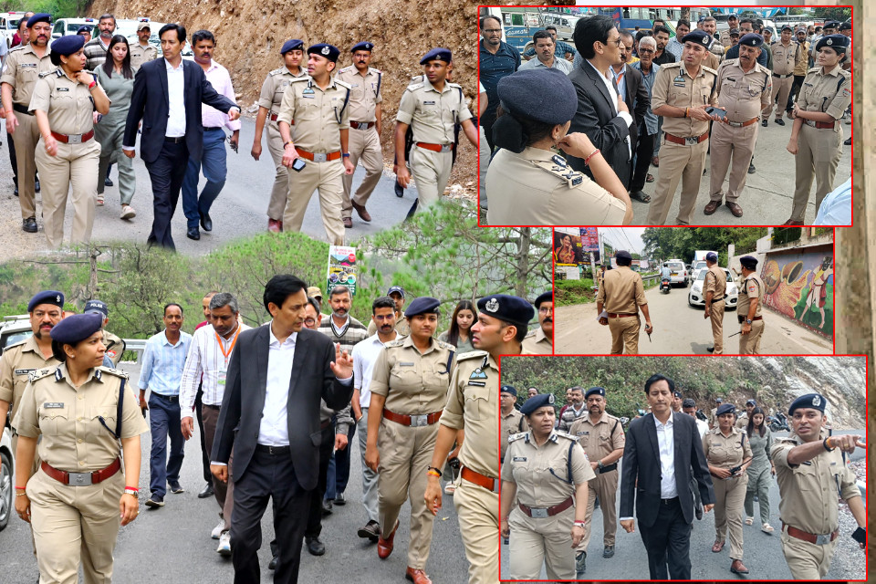 Kainchidham Foundation Day: Shuttle service started from Haldwani! Commissioner, IG and SSP took stock of the arrangements, force deployed at every nook and corner