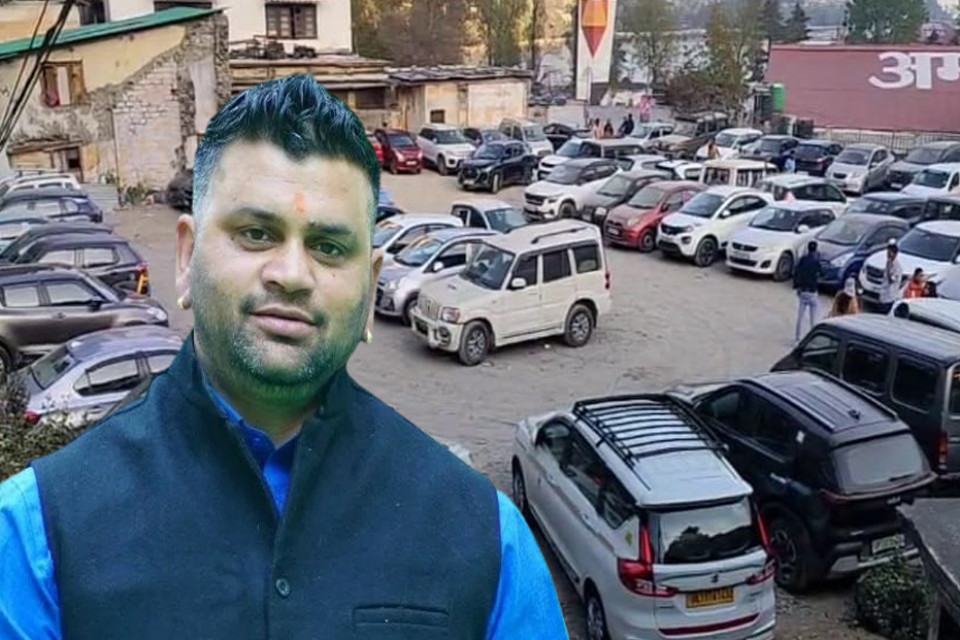 Nainital: Member of Council Manoj Sah Jagati demanded to operate the parking in Ashok Parking as before!