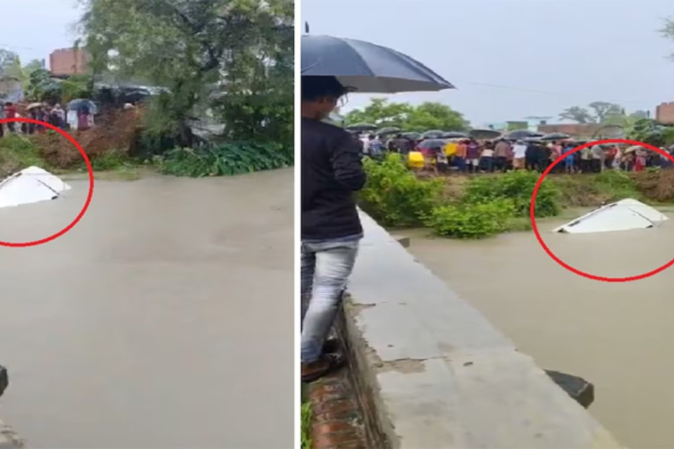 Big accident: A Bolero car carrying 15 people fell into a canal in Gonda, UP! 11 people reported dead, mourning spread in the area