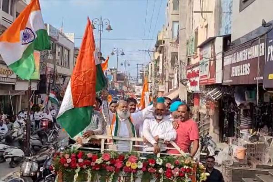 Tiranga Yatra before Independence Day: Anil Vij raised the slogan of patriotism in Ambala