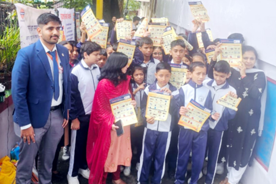 Nainital: One day gas safety awareness program organized in Naini Public School! Important information given to children