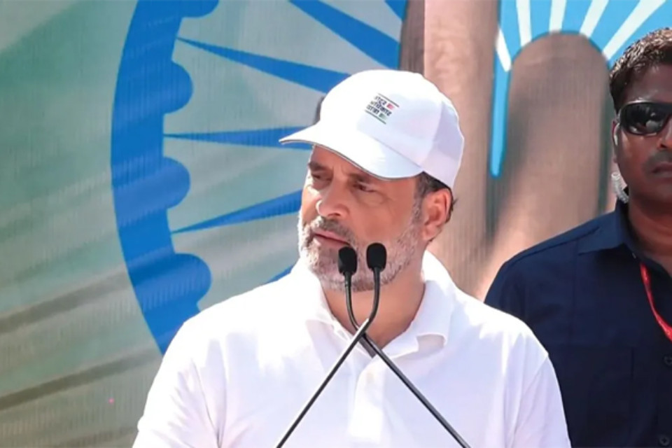 Bihar: Voter Rights Yatra concludes! Rahul Gandhi looks aggressive, says hydrogen bomb is coming...