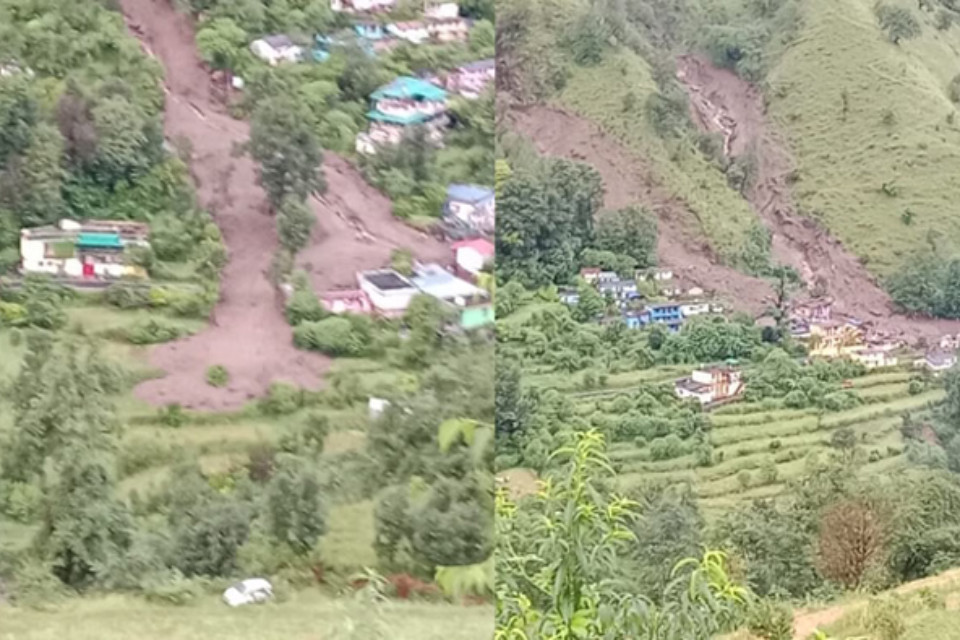 Natural disaster: Three villages in Chamoli are devastated! 12 people are missing, one body has been recovered! CM Dhami visits the disaster control room.