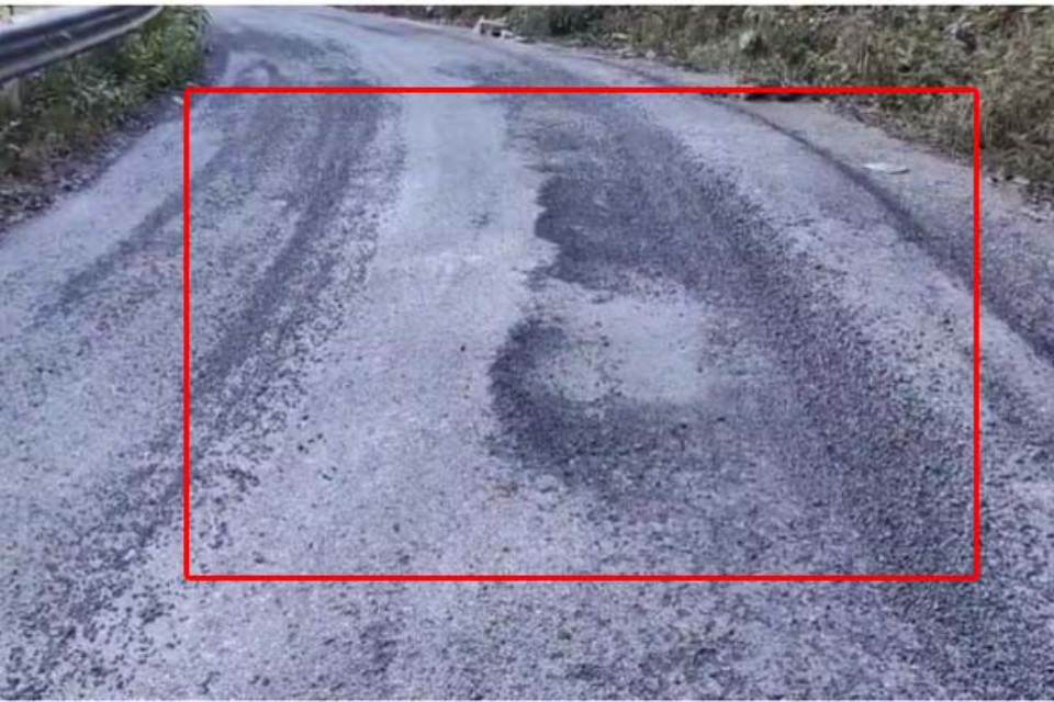 Nainital: The road didn't last even 24 hours! The asphalt started peeling off, raising many questions! The SDM gave this answer.