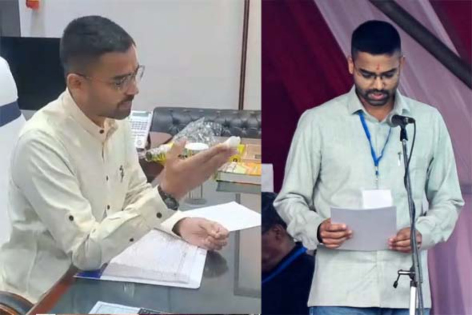 Bihar politics: Neither an MLA nor an MLC, Deepak Prakash became a minister in the Nitish Kumar government, and immediately after taking charge, he sparked a controversy with journalists.