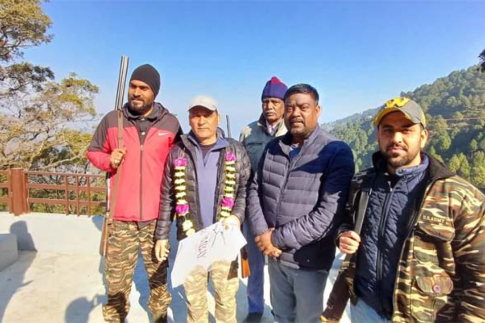 Uttarakhand: Man-eating leopard killed in Gajald village, Pauri! Shooter Joy Hukill's team achieves major success.