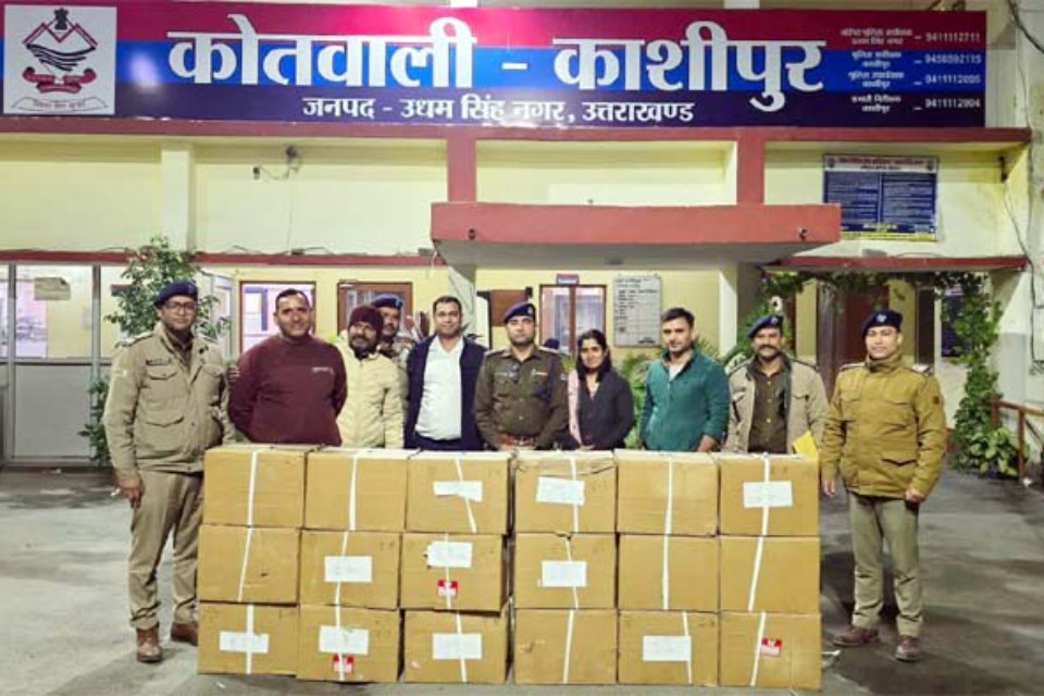 Uttarakhand: Udham Singh Nagar Police take major action! Drug injections worth crores of rupees seized in Kashipur; they were being smuggled via transport.