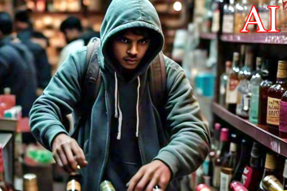 Ugh, this craving! Unable to find alcohol on a dry day, a man broke the locks of the liquor shop! He made off with the bottles and cash, and was arrested by the police.