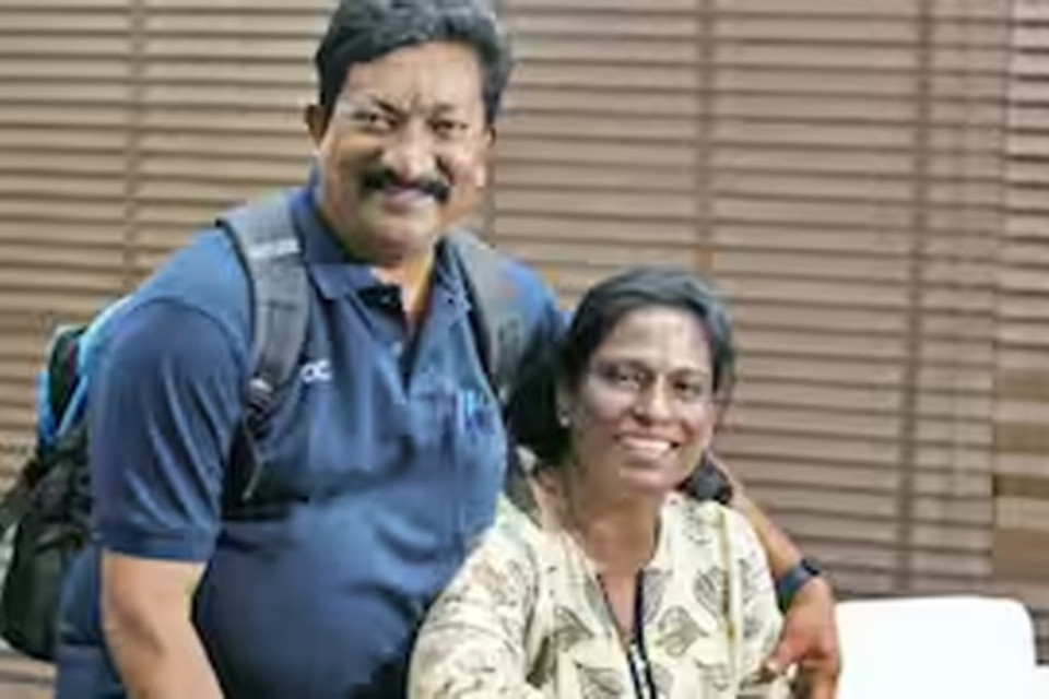 Tragic: PT Usha's husband V Srinivasan passes away! He suddenly fainted and stopped breathing, leaving the flying fairy in grief.
