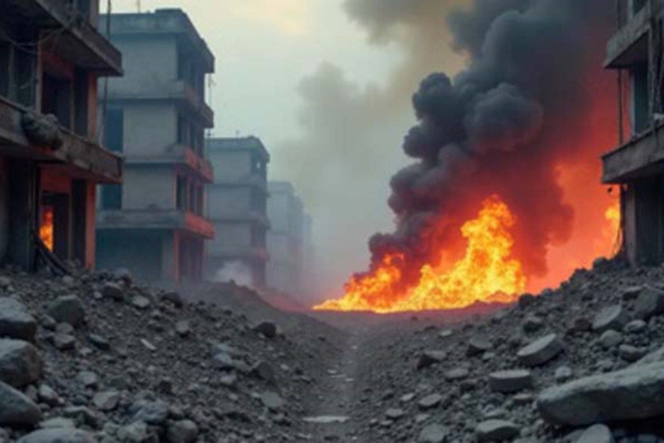 Big news: A series of explosions near a temple in Bangladesh! Fears of disrupting communal harmony, people terrified by the blasts.