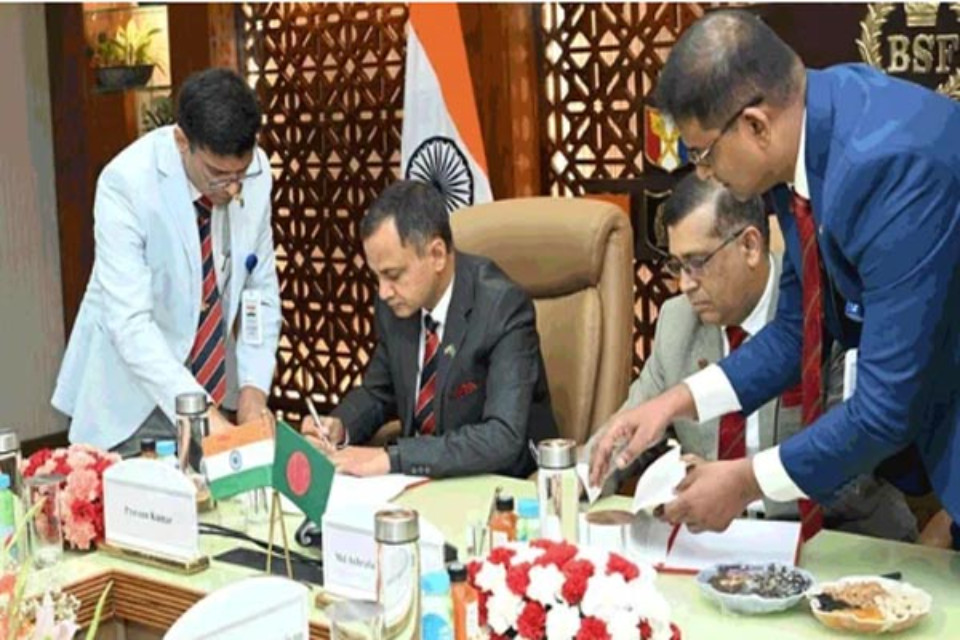 Insurgency and smuggling along the India-Bangladesh border to be eliminated; historic consensus reached between the two nations on 'zero tolerance'.