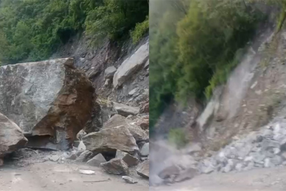 Uttarakhand: Yamunotri Highway blocked again due to landslides! Road closed beyond Hanuman Chatti; 'Yellow Alert' for heavy rain in several districts.