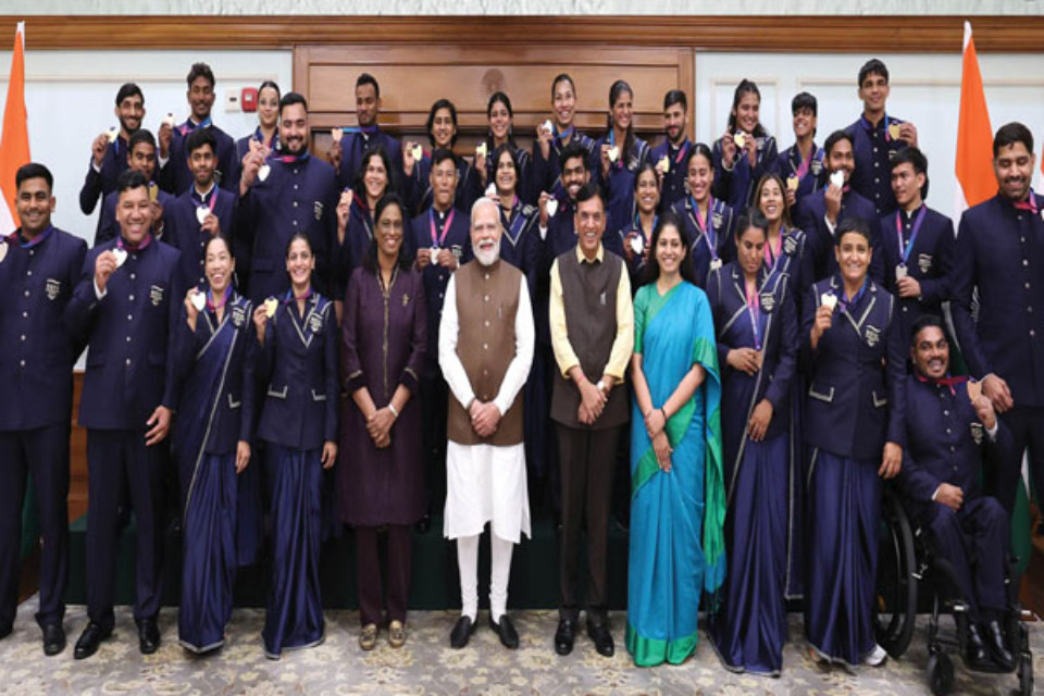 PM Modi met the 2026 Commonwealth Games medal winners, lauded their stellar performance, and said their achievements are an inspiration for the youth.